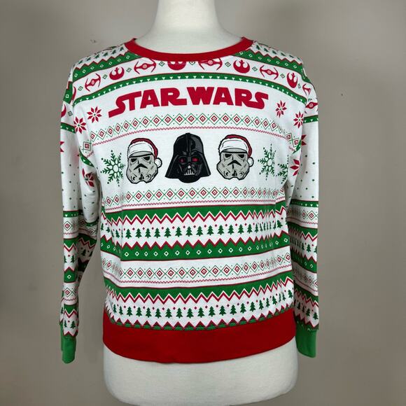 Star Wars Other - Star Wars Christmas Shirt Darth Vader Storm Troopers Fairisle Ugly Sweatshirt